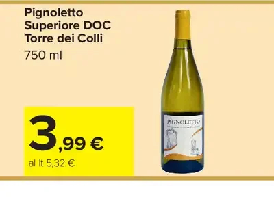 Pignoletto Superiore DOC Torre dei Colli