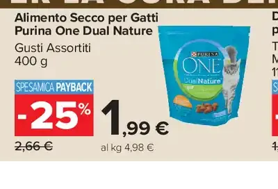 Alimento Secco per Gatti Purina One Dual Nature