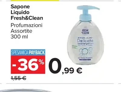 Sapone Liquido Fresh&Clean