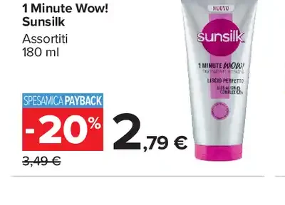 Trattamento Intensivo 1 Minute Wow Sunsilk
