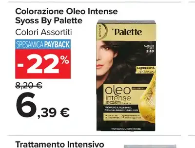 Colorazione Oleo Intense Syoss by Palette