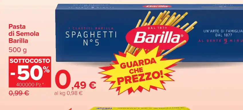 Pasta di semola Barilla