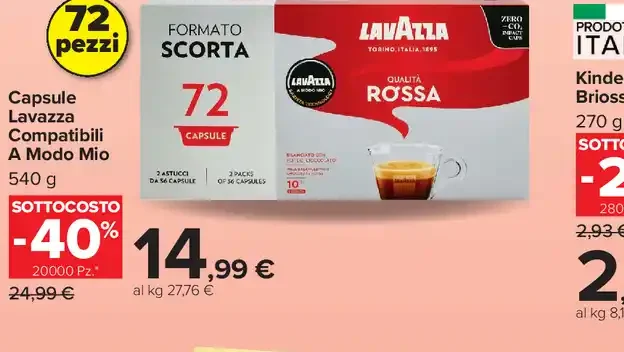 Capsule Lavazza A Modo Mio compatibili