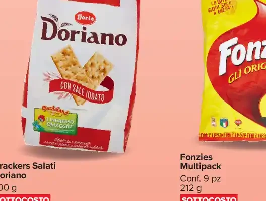 Crackers salati Doriano