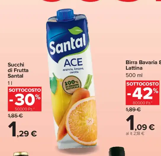 Succo di frutta ACE