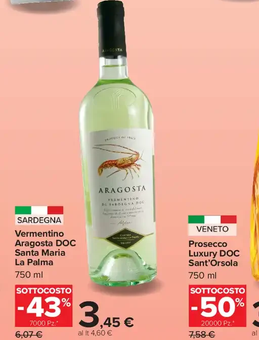 Vermentino Aragosta DOC Santa Maria La Palma