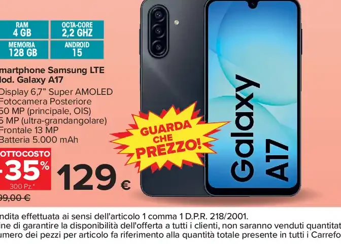 Smartphone Galaxy A17