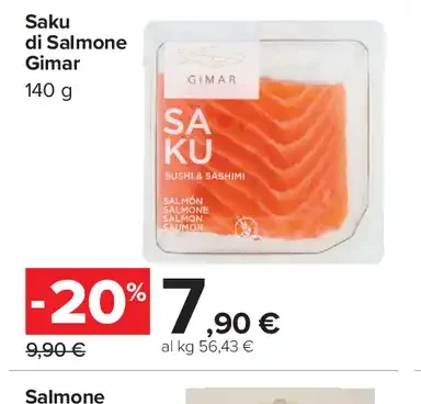 Saku di Salmone Gimar