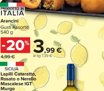 Arancini Gusti Assortiti