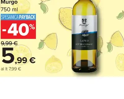 Lapilli Catarratto Rosato o Nerello Mascalese IGT Murgo
