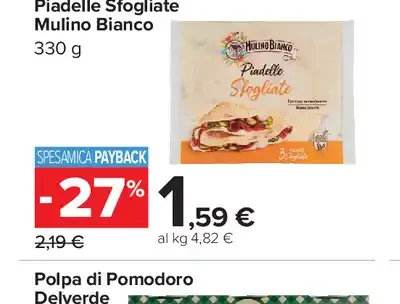 Piadelle sfogliate