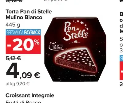 Torta Pan di Stelle Mulino Bianco