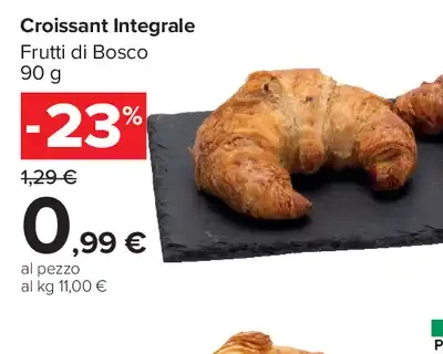Croissant Integrale Frutti di Bosco