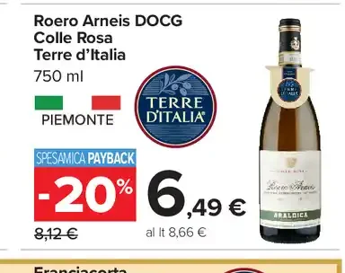 Roero Arneis DOCG Colle Rosa