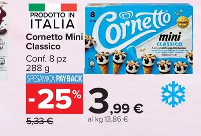 Cornetto mini classico