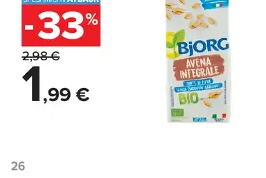 Latte d’Avena Integrale o Mandorla