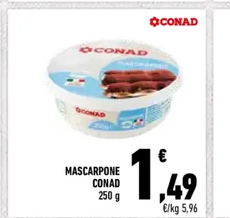 Mascarpone Conad