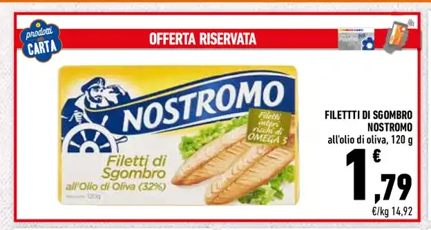 Filetti di sgombro Nostromo