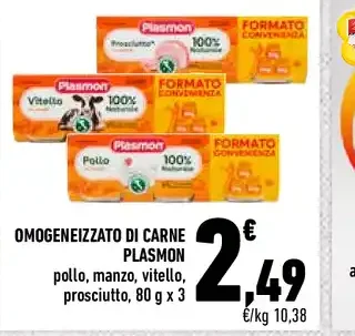 Omogeneizzato di carne Plasmon