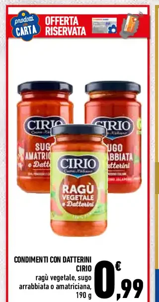 Condimenti Cirio