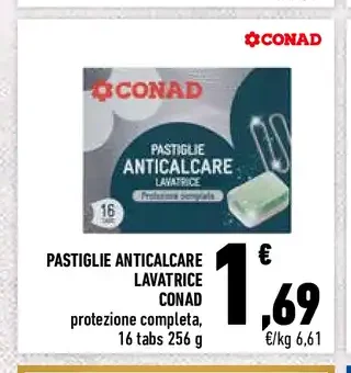 Pastiglie anticalcare lavatrice Conad