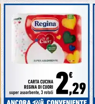 Carta cucina Regina di cuori