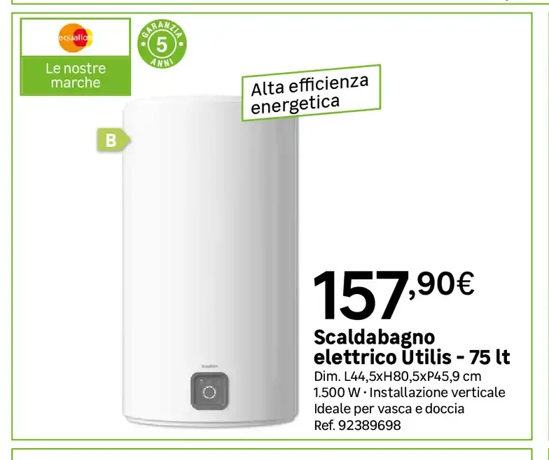Scaldabagno elettrico Utilis