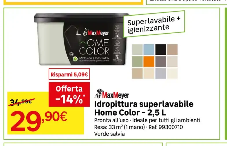 Idropittura superlavabile Home Color