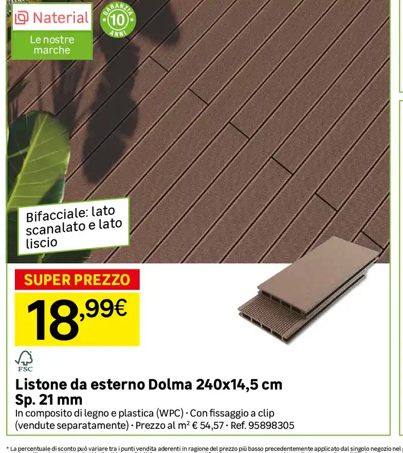 Listone da esterno Dolma