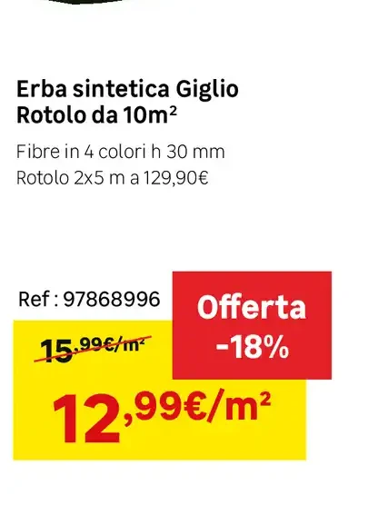 Erba sintetica Giglio