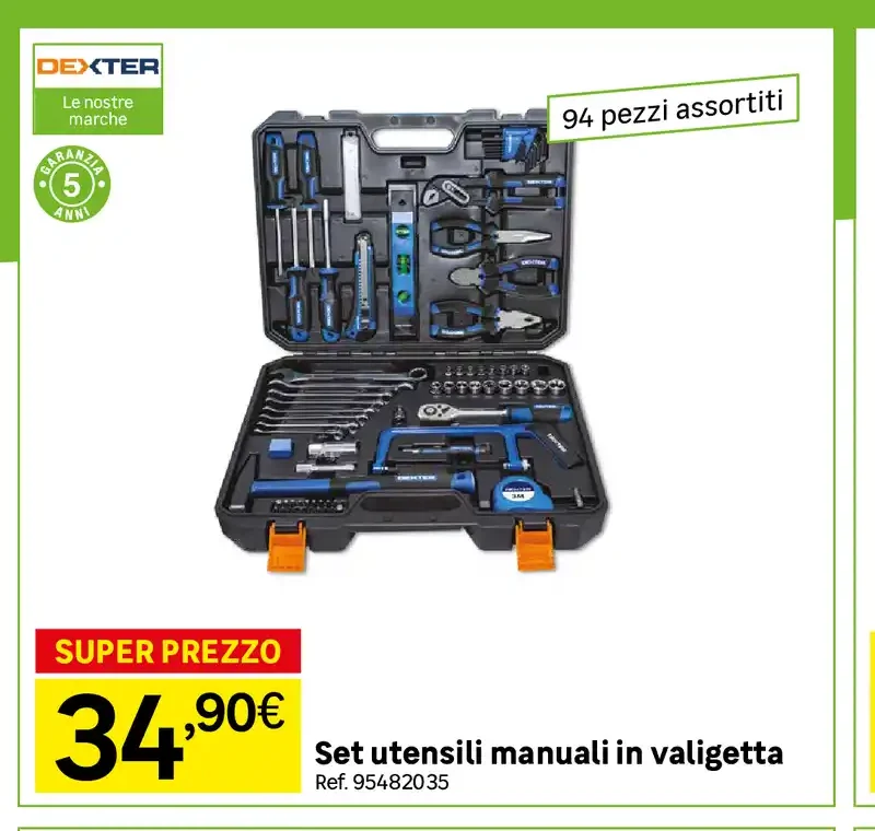 Set utensili manuali in valigetta