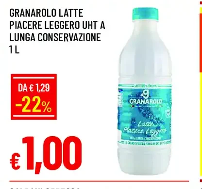 Latte Piacere Leggero UHT Granarolo