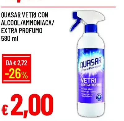 Detergente vetri Quasar