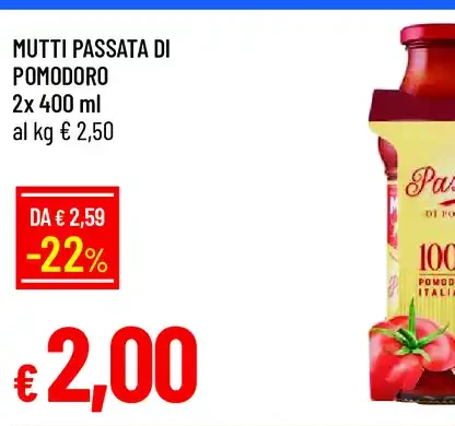 Passata di pomodoro Mutti