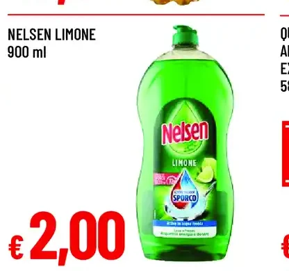 Detersivo piatti Nelsen limone