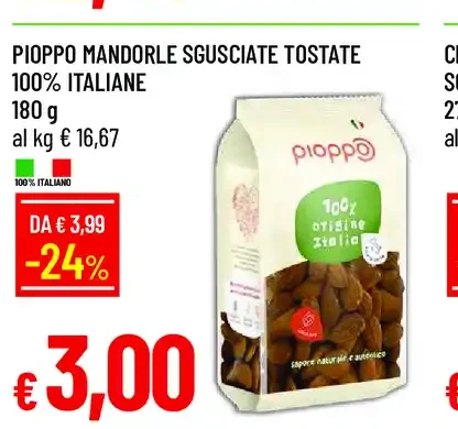 Mandorle sgusciate tostate Pioppo