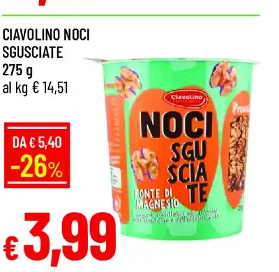 Noci sgusciate Ciavolino