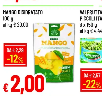Mango disidratato