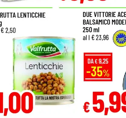 Lenticchie Valfrutta