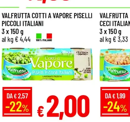 Piselli italiani Valfrutta