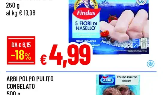 Capitan Findus 5 fiori di nasello