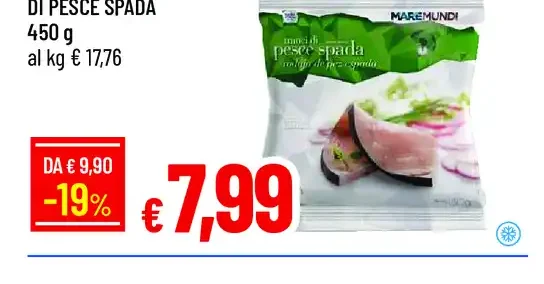 Maremundi tranci di pesce spada