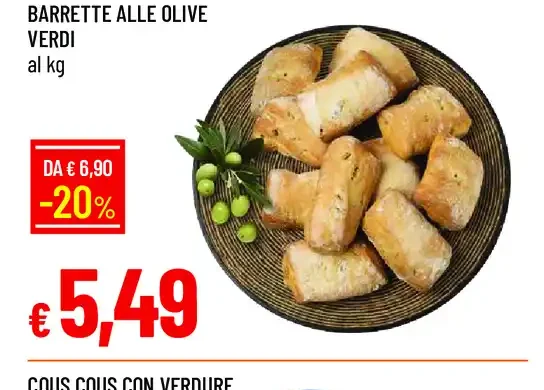 Barrette alle olive verdi