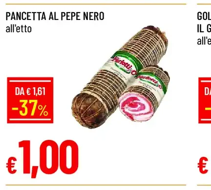 Pancetta al pepe nero