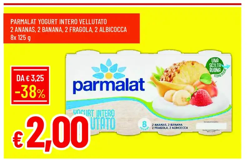 Parmalat yogurt intero vellutato assortito