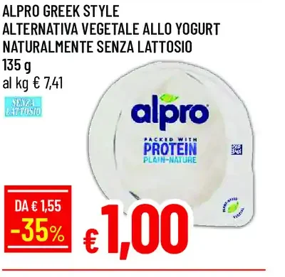 Alpro Greek Style alternativa vegetale allo yogurt