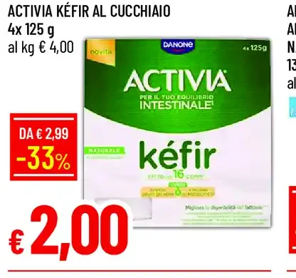 Activia kefir al cucchiaio