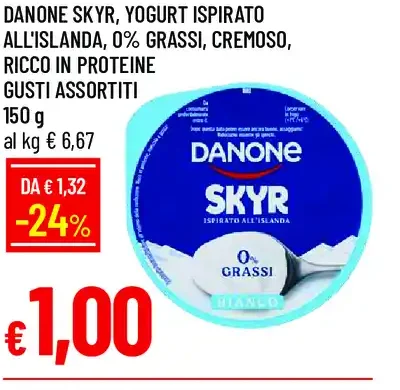 Danone Skyr yogurt ispirato all'Islanda
