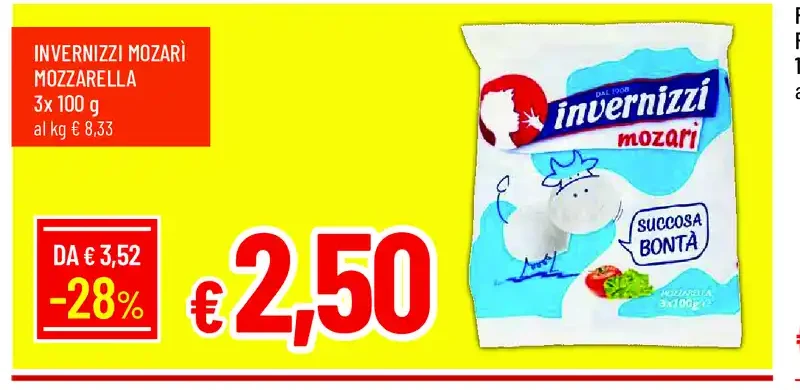 Invernizzi Mozarì mozzarella