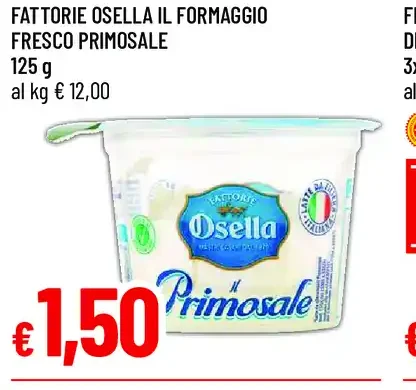 Fattorie Osella Il Formaggio Fresco Primosale
